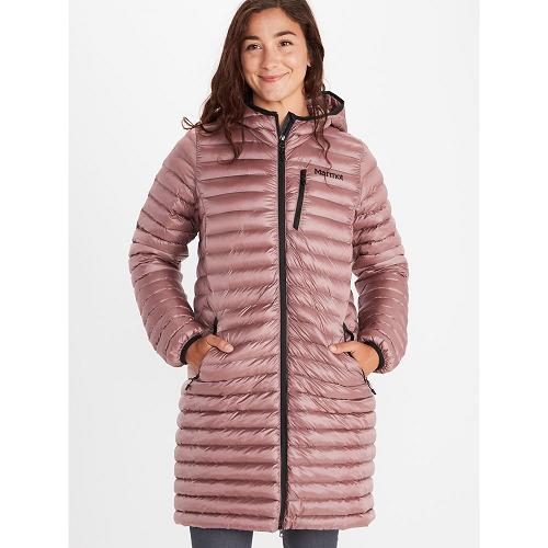 Marmot Long Avant Puffer Jacket For Womens Pink VHW913254